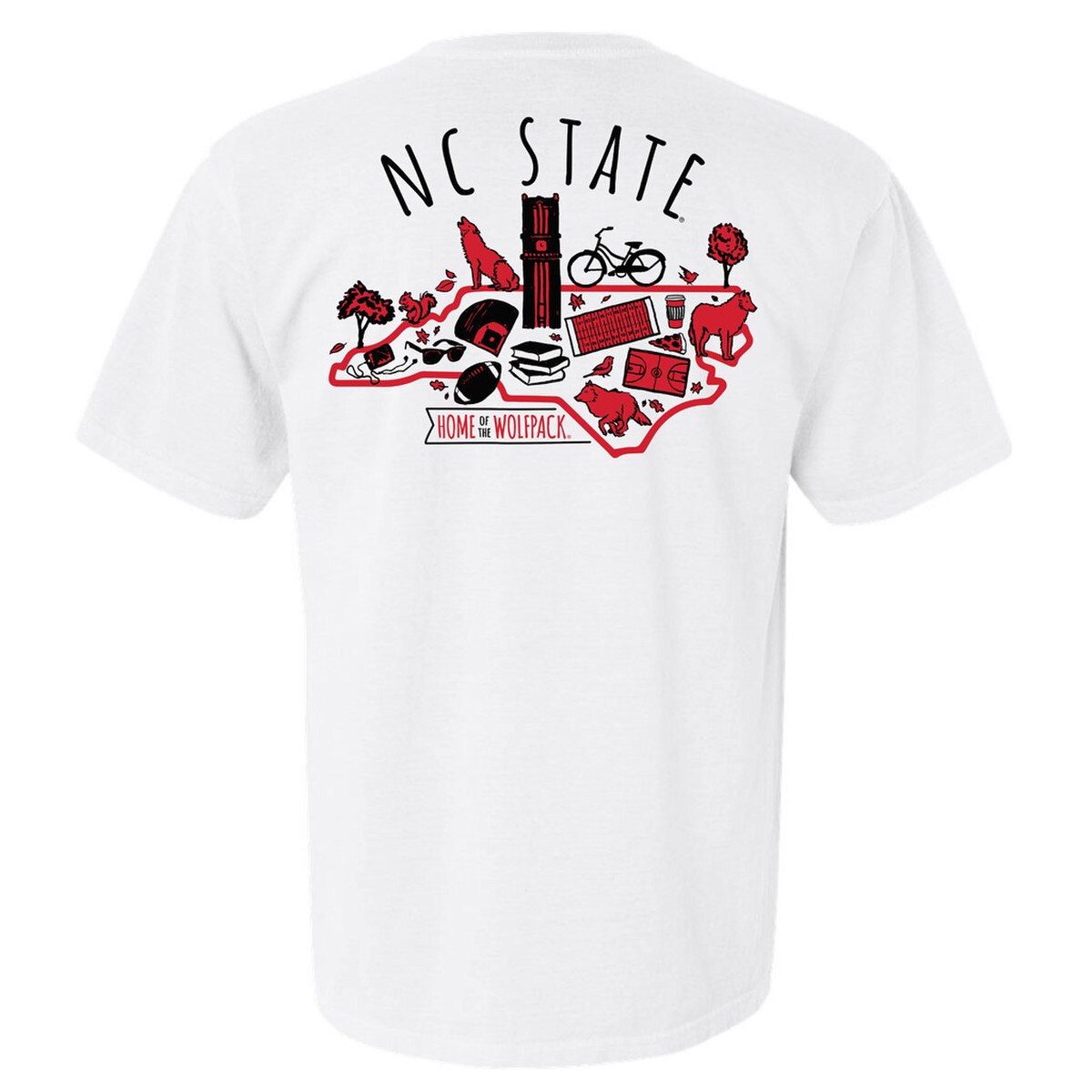 Comfort Colors Tee - White - NC Sta